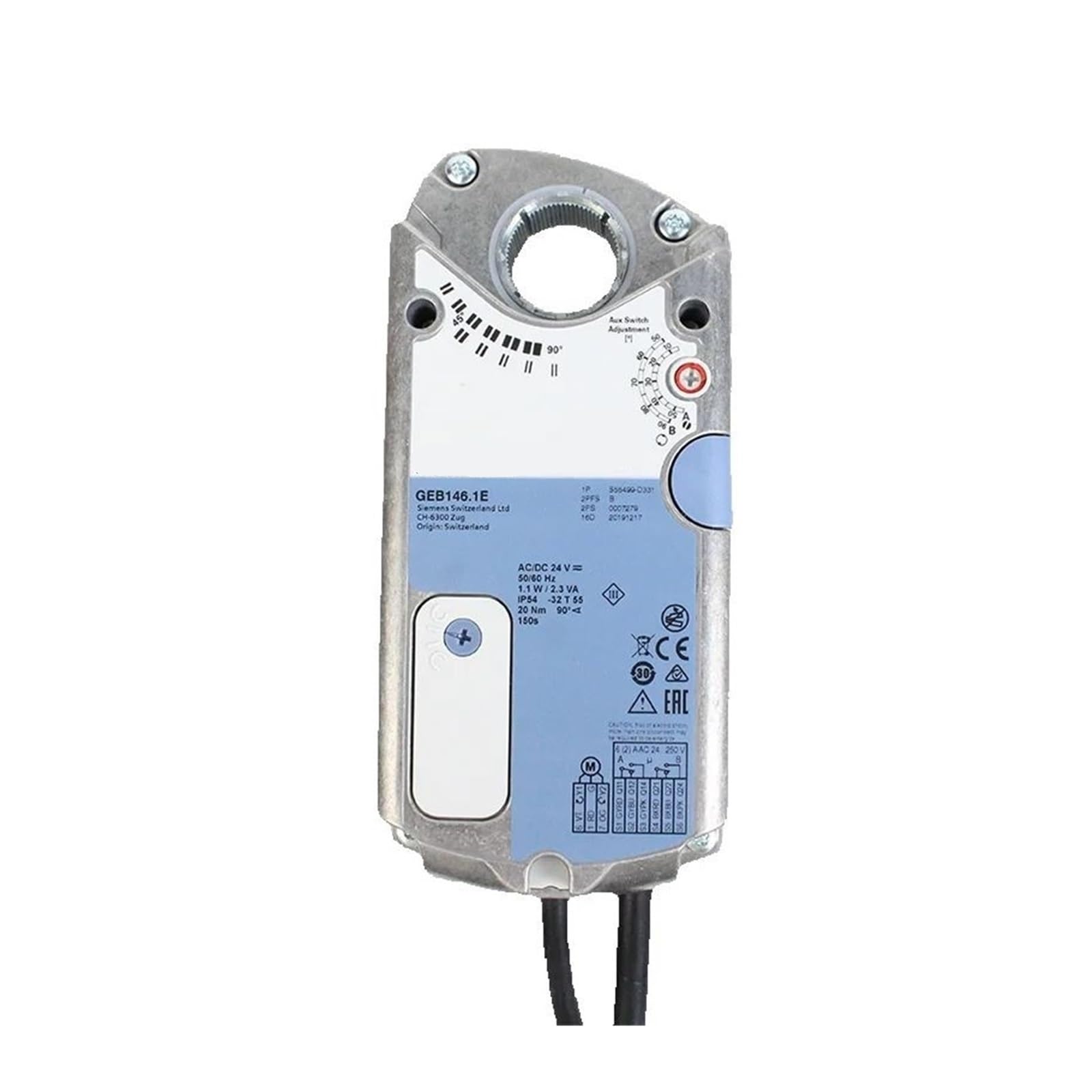 BRODEFUP Electronic Rotary Actuators for 2-position 3-position On Off Actuator 20NM GEB146.1E AC24V DC24V