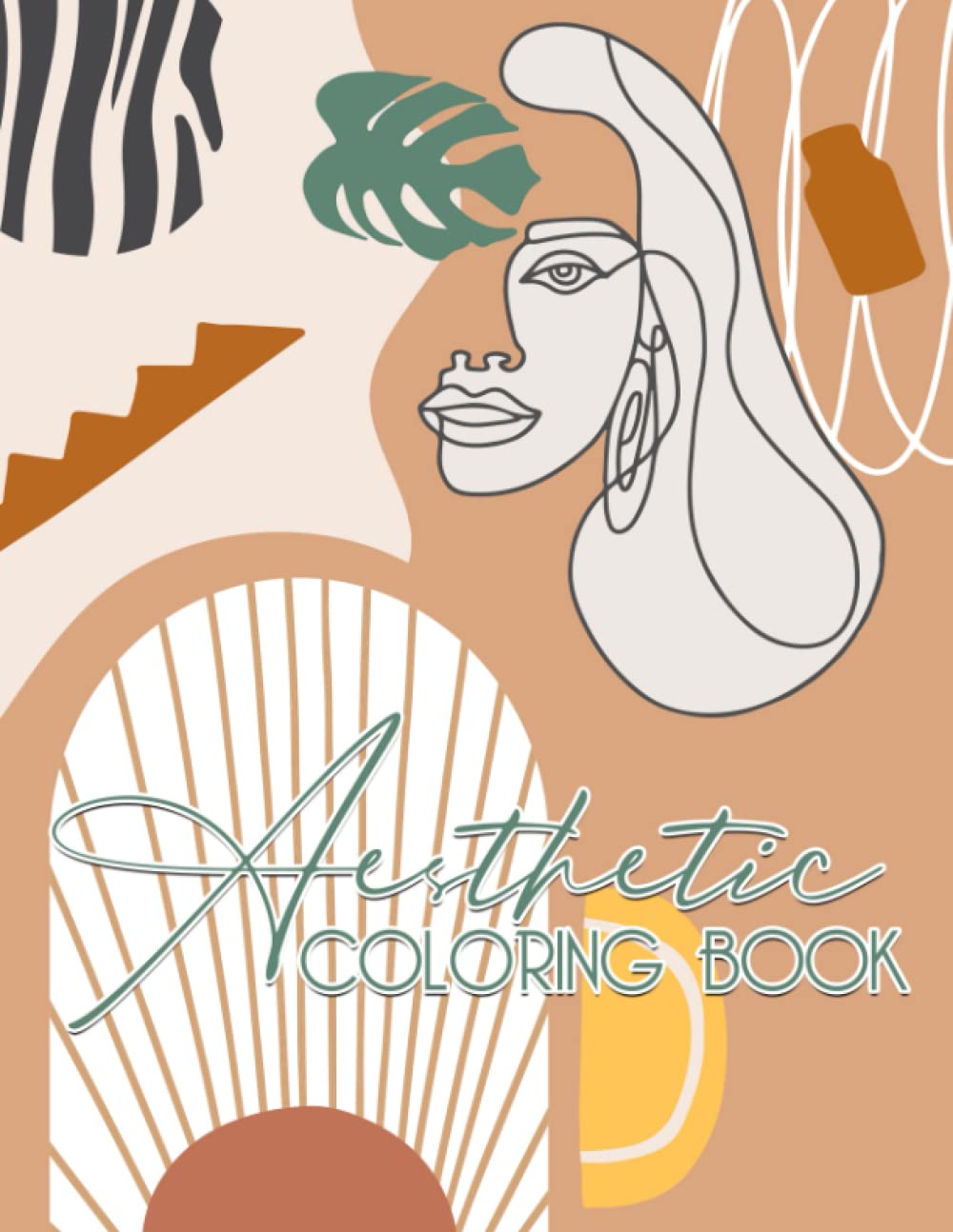 Buy Aesthetic Coloring Book: 30 Easthetic Coloring Page With Aesthetic ...
