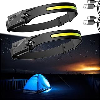 Night Buddy Headlamp, Night Buddy 230, Night Buddy Led Headlamp, Head Torch Led Strip, Led Headlamp Rechargeable, Head Lamp to Wear, Led Headlamp Flashlight (2PCS)