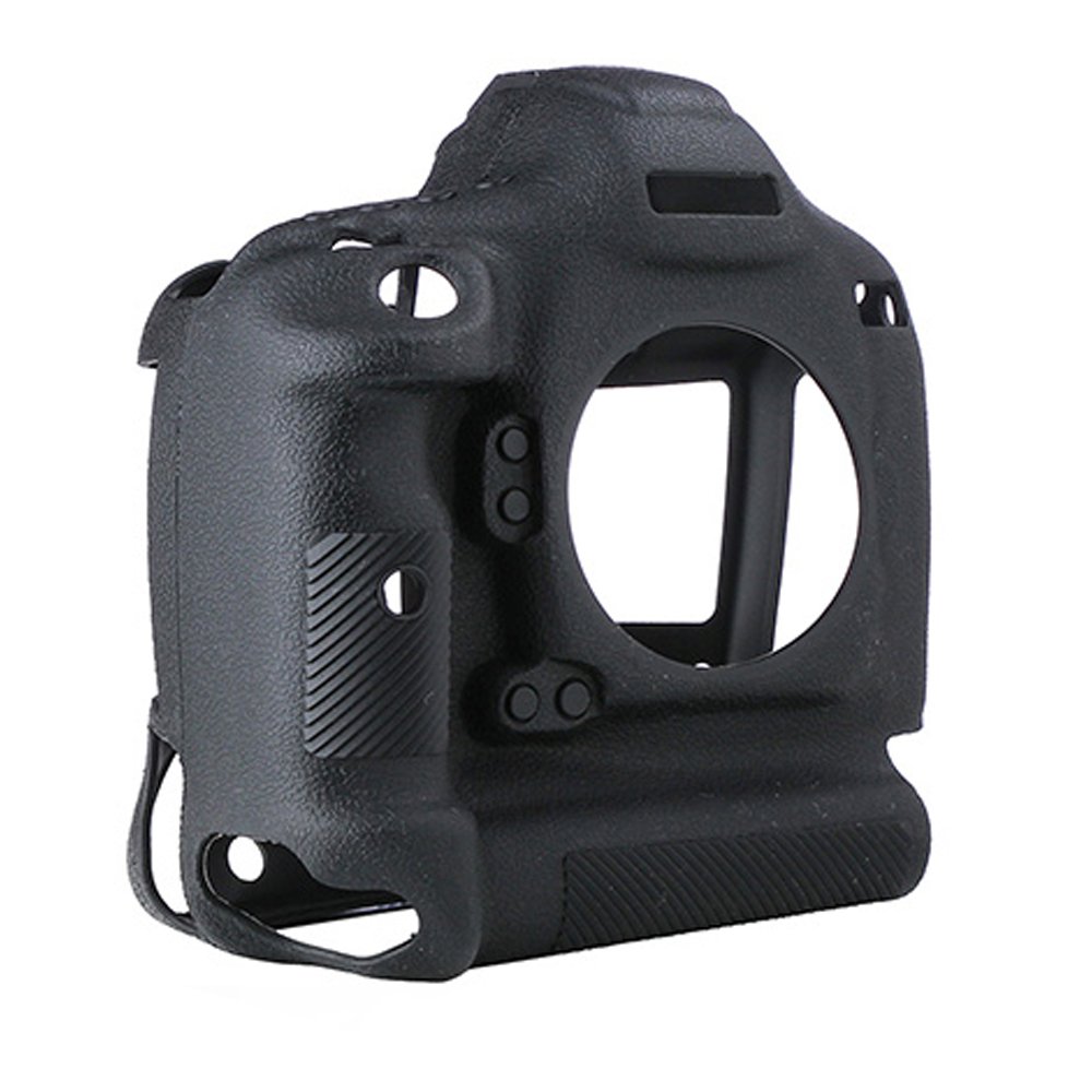 Market&YCY Custodia protettiva in silicone per fotocamera protettiva della fotocamera professionale, Per Canon 1DX II - Nero