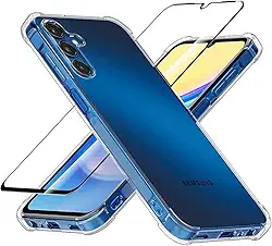 Kit Capa Capinha Anti-Impacto + Película 3D Vidro Temperado Para Samsung Galaxy S24 Ultra | Proteção Total | Transparente | Case Air Anti Impacto + Película De Vidro Temperado 3d Resistente