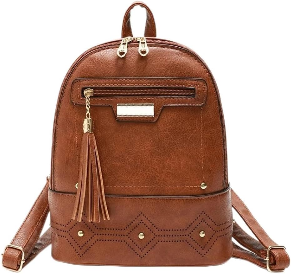レディース バックパック ホワイト タワー レディース バックパック タッセル ホローアウト バックパック