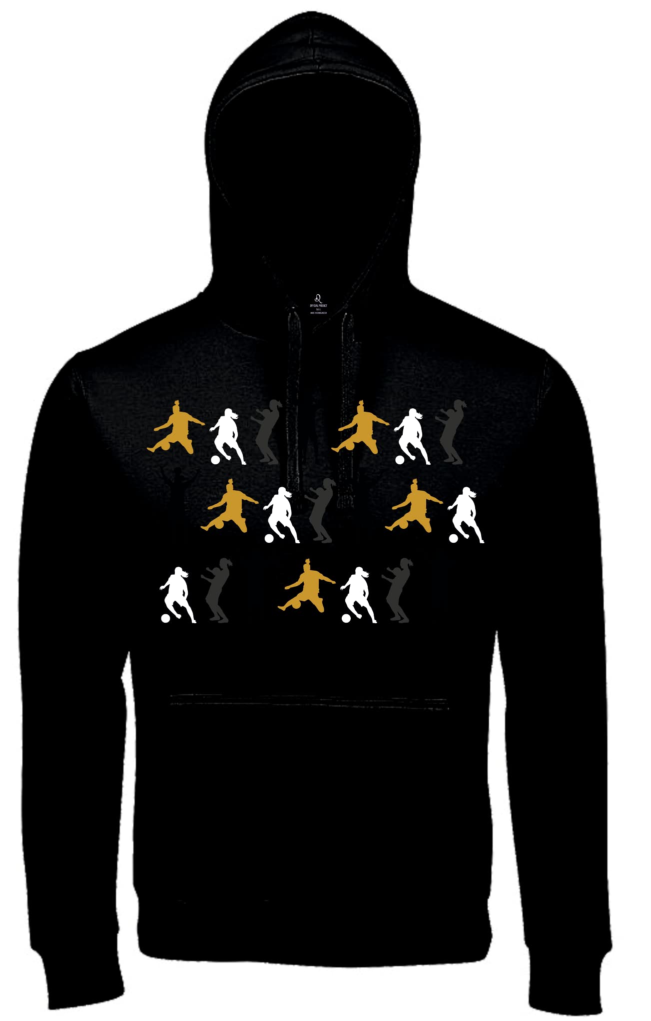Ronaldinho10, Sweatshirt, Official Product, Hoodie Black, Shadows