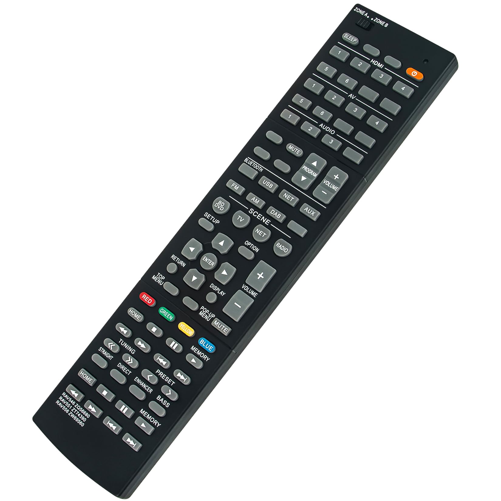 Amazon.com: RAV551 ZT74390 RAV556 ZW69560 Replacement Remote