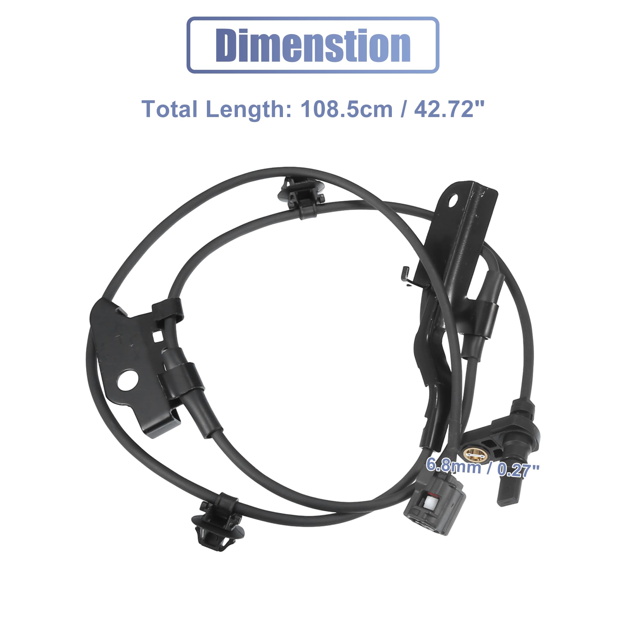 Amazon.com: uxcell 1 Pair Front Left Right ABS Wheel Speed