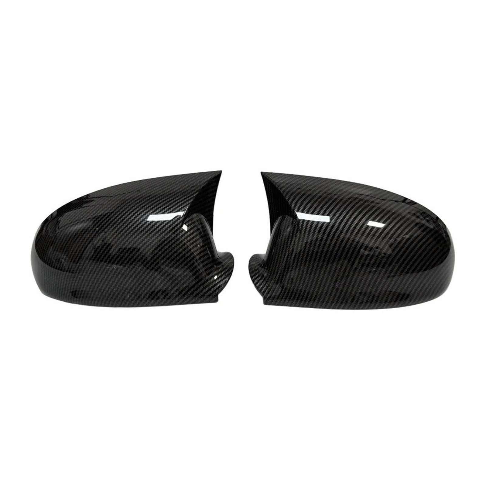 Rearview Mirror Cover Cap for Golf MK5 for GTI R 2003-2009 Rearview Side Mirror Cover Sticker Wing Cap Exterior Door Case Trim(Carbon Look)