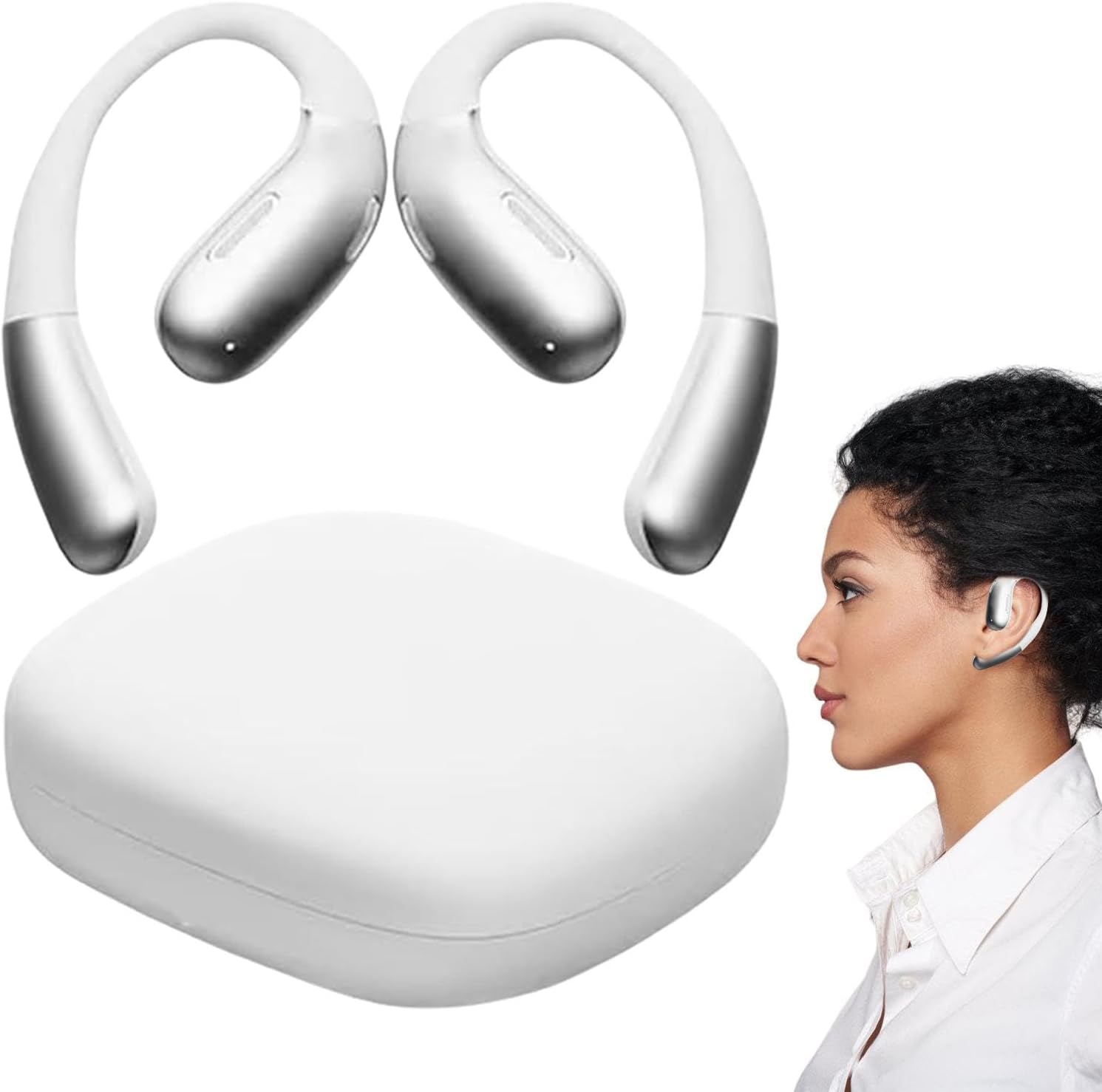 Translator Earbuds, Artificial ligence Earbuds, Translation Earbuds for Learning, Family Friends Translation Earbuds, Instant Connectivity Earbuds, AI Translation Earbuds for Learning