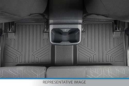 Miniatura 4 de SMARTLINER Juego de revestimientos de piso de 2 filas para Kia NIRO EV 2023-2024 (sin híbrido enchufable)