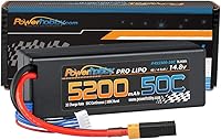 Vista 1 de Powerhobby 4s 5200mah 50c Lipo Battery W XT60 Plug Hard Case + adaptador