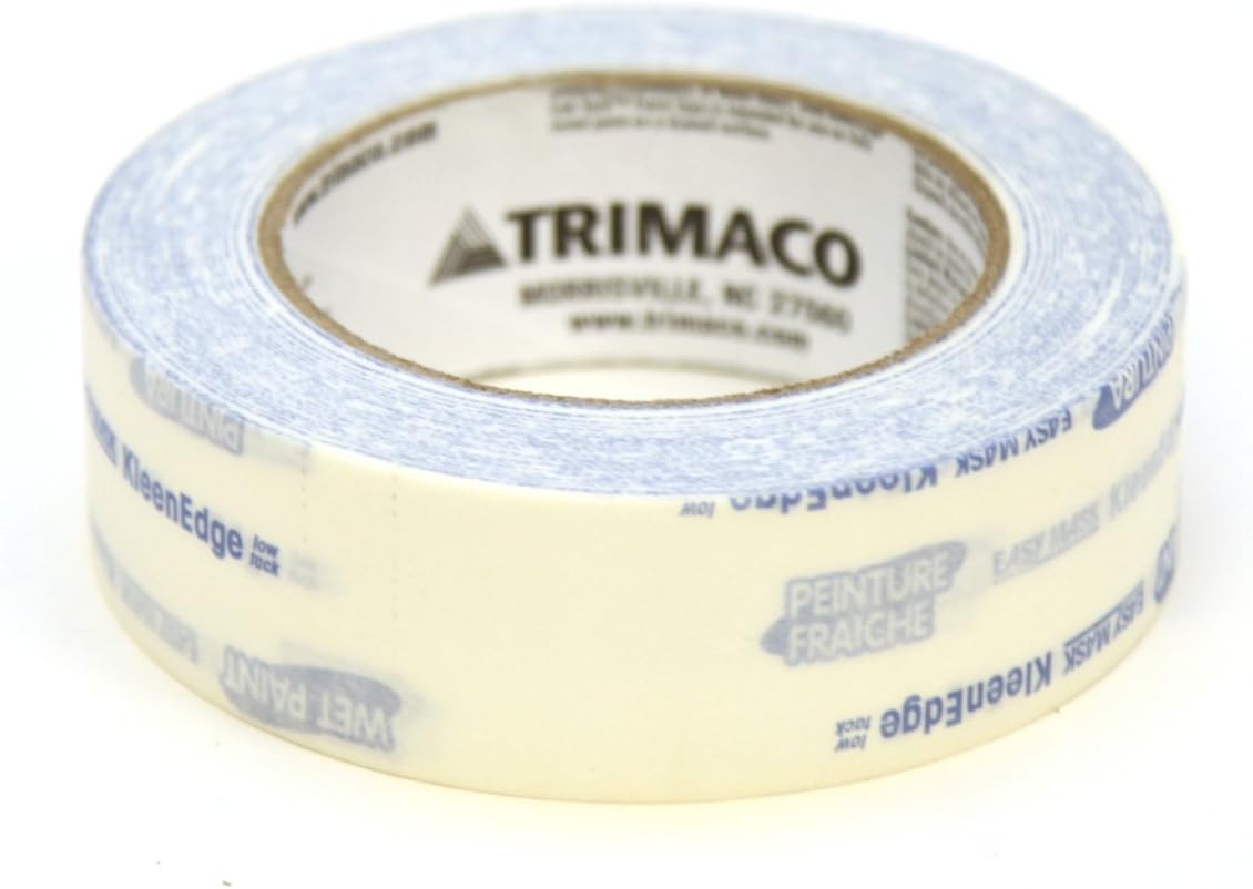 Trimaco 591360 KleenEdge Low Tack Painting Tape, 1.5-inch x 60-Yard