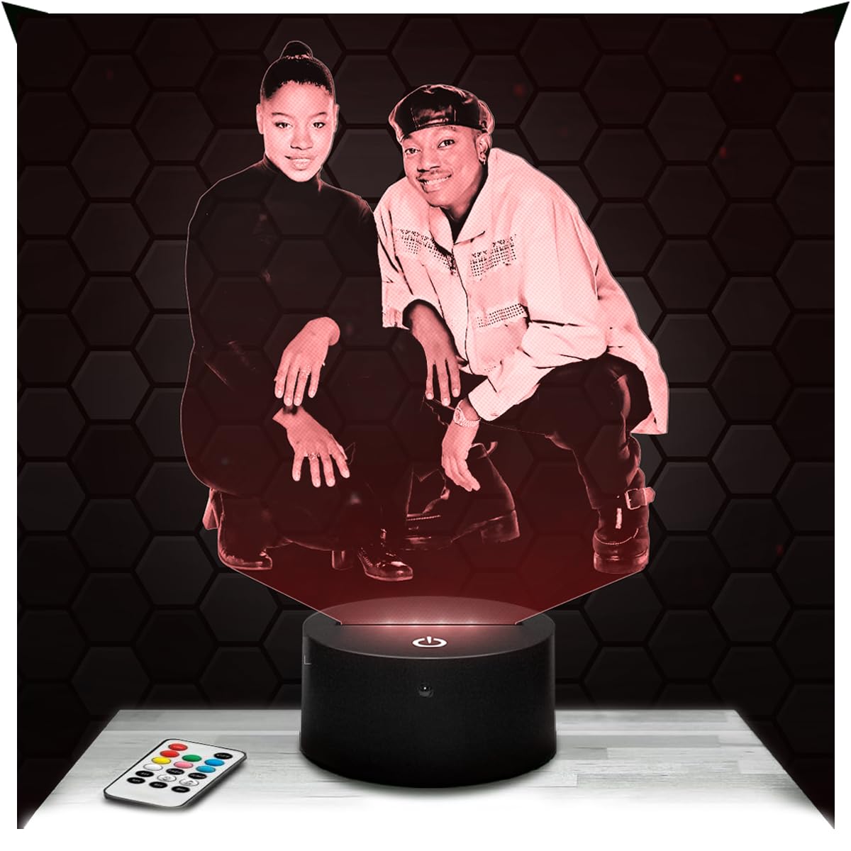 Lampephoto.fr - C. Beat 3D Lamp, Night Light 3D LED Illusion Lamp, Singers German Eurodance Group, Gift idea for Boy's and Girl's Room, Night Light for Children's and Adult's Bedroom