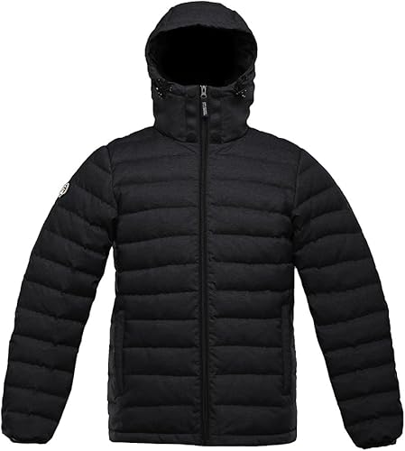 Triple F.A.T. Goose Logan - Chaqueta acolchada para hombre con capucha - Chaqueta de plumón para hombre - Chaquetas de invierno para hombre - Abrigo