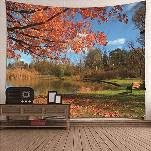 Chenlane Wandbehang Halloween 3D Wanddekoration Kinder Ahorn Am See Wandteppich Groß Wandtuch Kinder Wandbehang Dekoration Grün-Orange 200x150cm Chenlane Wandbehang Halloween 3D Wanddekoration Kinder Ahorn Am See Wandteppich Groß Wandtuch Kinder Wandbehang Dekoration Grün-Orange 200x150cm