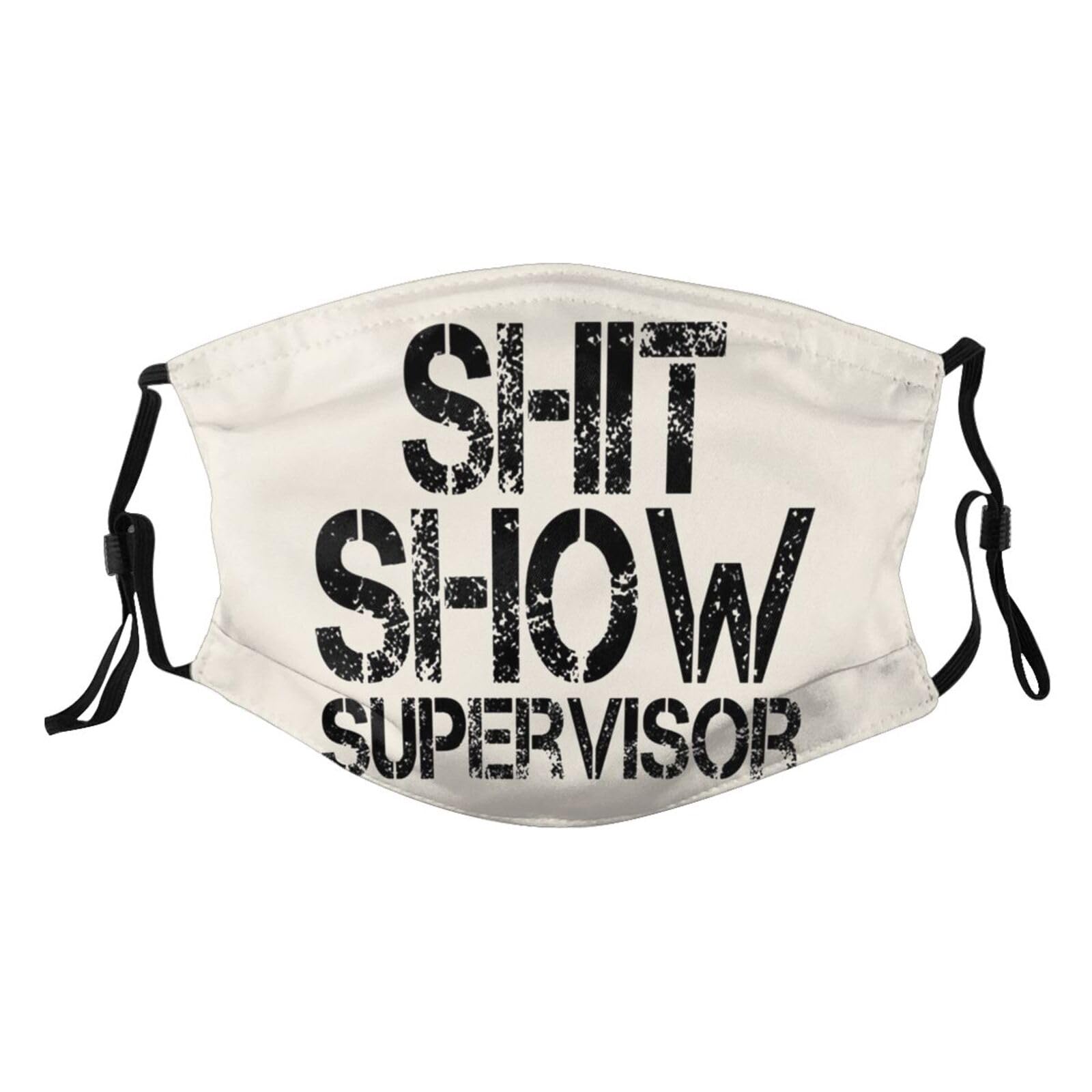 Shit Show Supervisor Adult Dust Mask Adjustable Dust Face with 2 Filter86