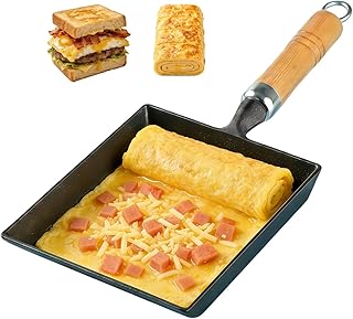 Cast Cast Iron Tamagoyaki Omelette Pan