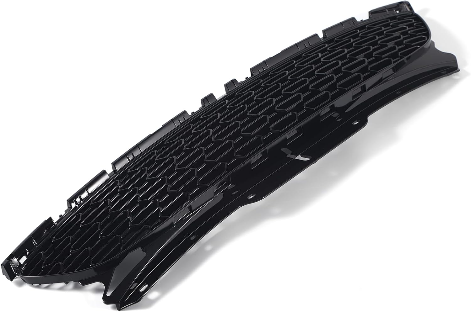 Compatible with Mini Cooper R55 R56 R57 R58 2007 2008 2009 2010 2011 2012 2013 2014 2015 Front Bumper Grille Mesh with Frame Trim Black