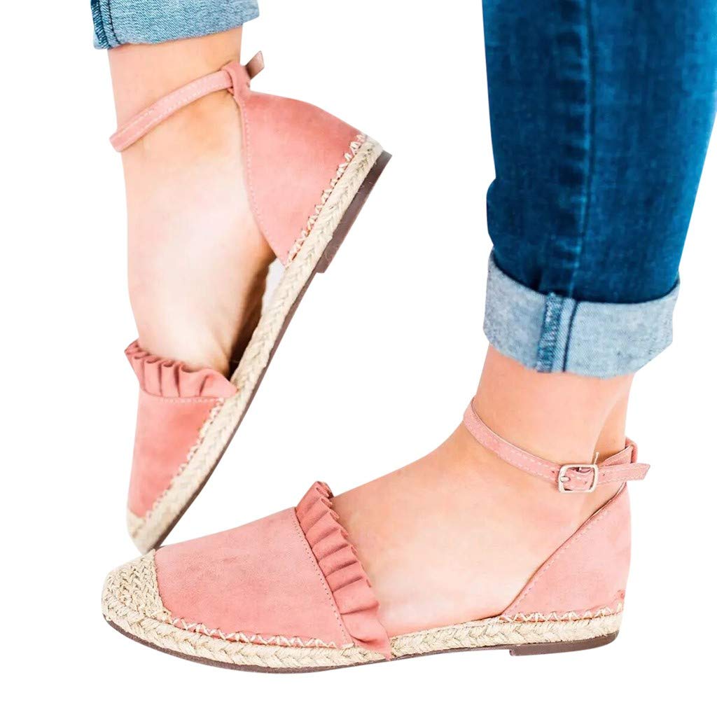 closed toe espadrilles flat