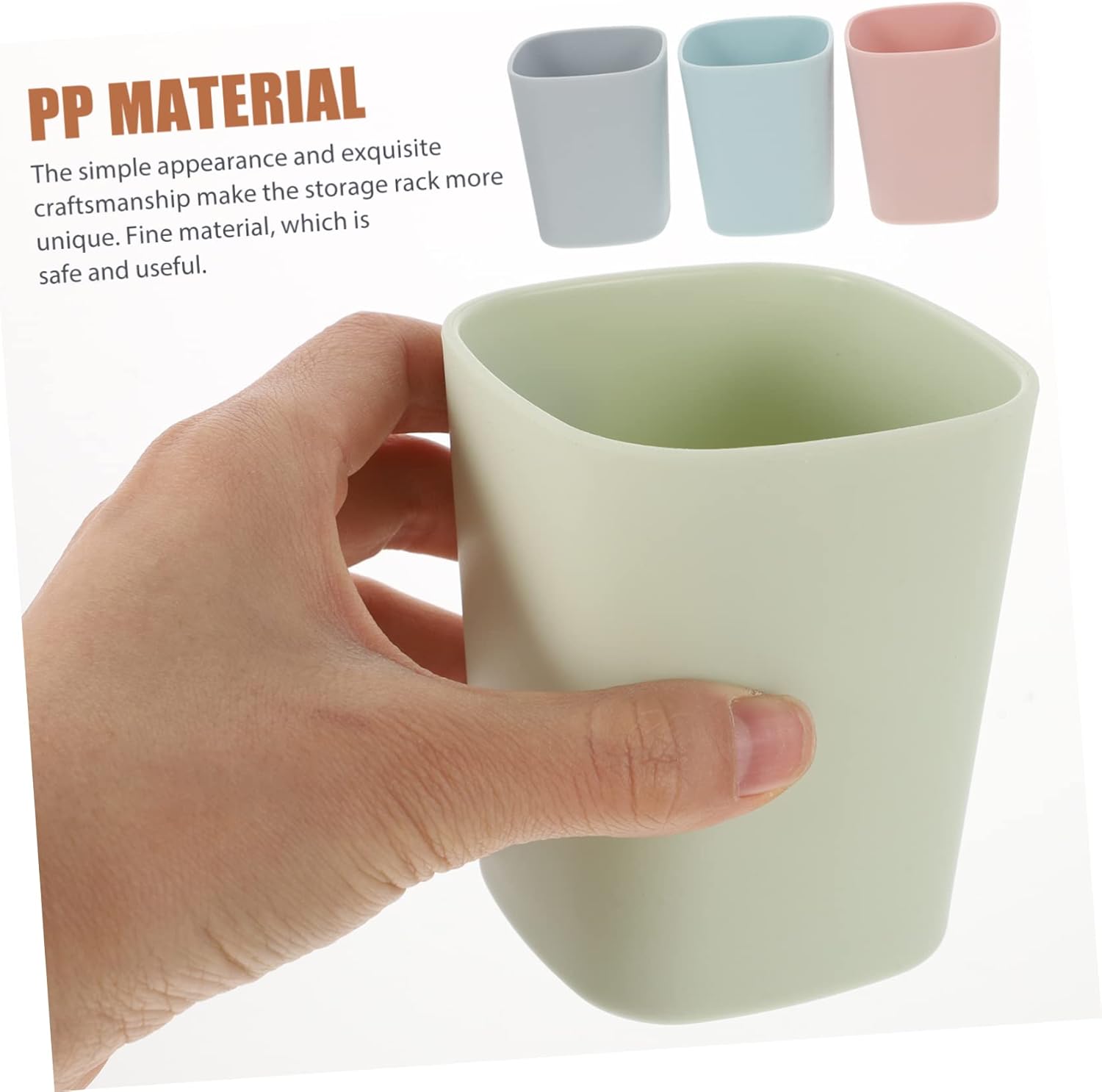 1set Toothpaste Holder Wall-Mounted Toothbrush Holder White Wall Bathroom Rack Simple Elegant Design