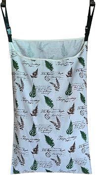 Hanging Laundry Hamper Bag, Stylish Durable Space Saving Laundry Bag with Zipper and Wide Open Top, Basket for Home, Dorm, or Travel, Hangs from Rails, Doors and Hooks