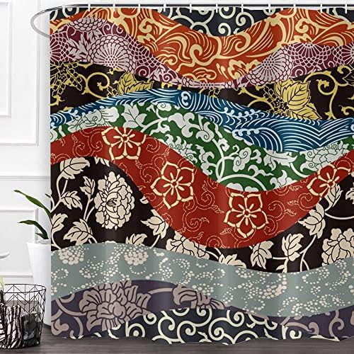 Laural Home Boho Bouquet Shower Curtain, Multicolor Home