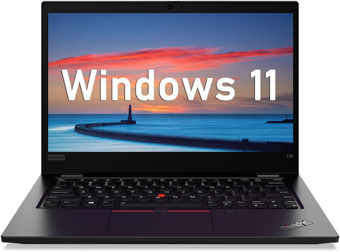 Lenovo Thinkpad L13 Laptop Gen 1, Windows 11 Pro PC, Intel 10th Gen Core i5-10210, 256GB SSD, 8GB RAM, HDMI (Renewed) Core i5 PC