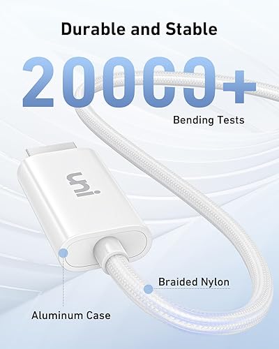 Miniatura 6 de uni Cable USB C a HDMI de 6 pies (4K 60 Hz), cable USB tipo C a HDMI, Thunderbolt 43 compatible con iPhone 15 ProMax, MacBook ProAir 2023, iPad Pro,