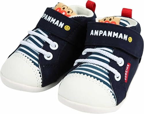 Amazon それいけ アンパンマン 子供 ベビー キャラクタースニーカー シューズ靴 Apmb18 14cm ネイビー ファーストシューズ