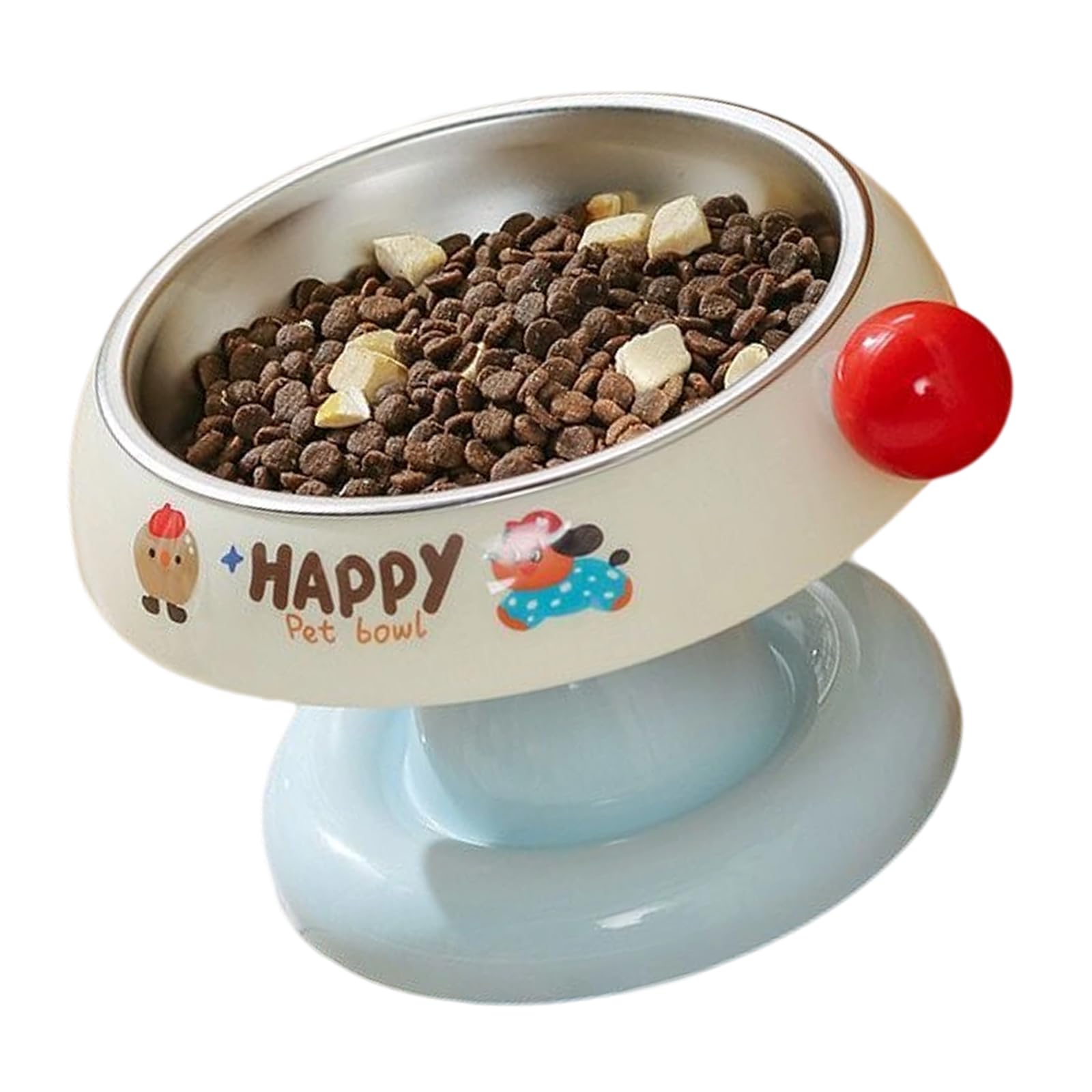 Xjdzineq Oxidation Proof Untarnished Feeding Bowl Highlighting Contemporary Psychology Plan and Strong Base Permanent Kitchen Bowl with Base