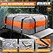 Car Rooftop Cargo Carrier Bag – 20 Cubic Feet Waterproof Heavy Duty 900D Roof Bag for All Vehicles SUV with/Without Roof Rack, Car Storage Bag with Anti-Slip Mat, 6 Hooks & Luggage Lock