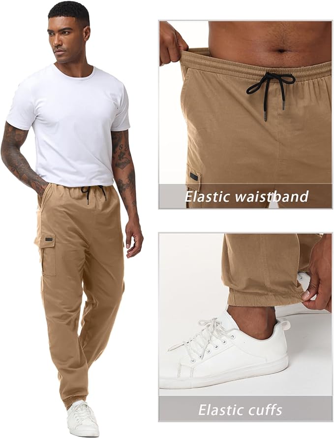 Cargo Broek Jogging Heren Stretch - Morgen Bezorgd