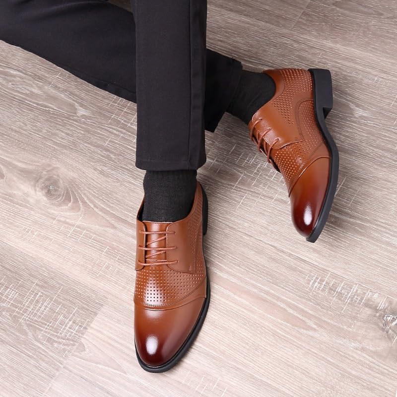 Classic Luxury Oxford Shoes Men - Soft Leather Comfort