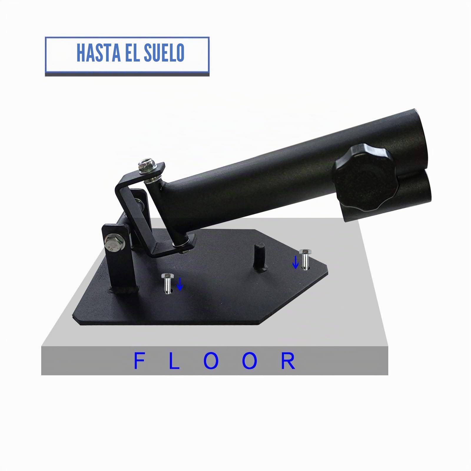 MARSAFIT Barra portátil Landmine Base, accesorio de fila de barra en T de lujo, accesorio de mina terrestre para barra se adapta a barras estándar de 1 pulgada y 2 pulgadas