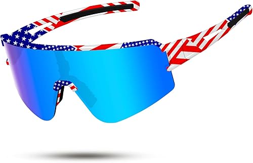 Miniatura 7 de SPOSUNE Gafas de ciclismo polarizadas para hombres y mujeres, protección UV400, gafas de sol deportivas para béisbol, correr, pesca, equitación