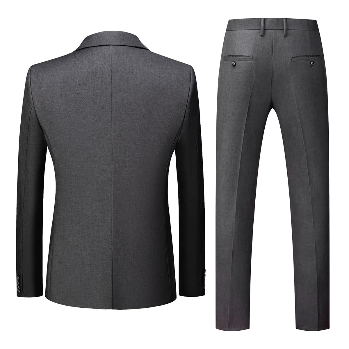 YOUTHUP Abito da Uomo 2 Pezzi Slim Fit 1 Bottone Abiti da Lavoro Smoking da Sposa Blazer e Pantaloni