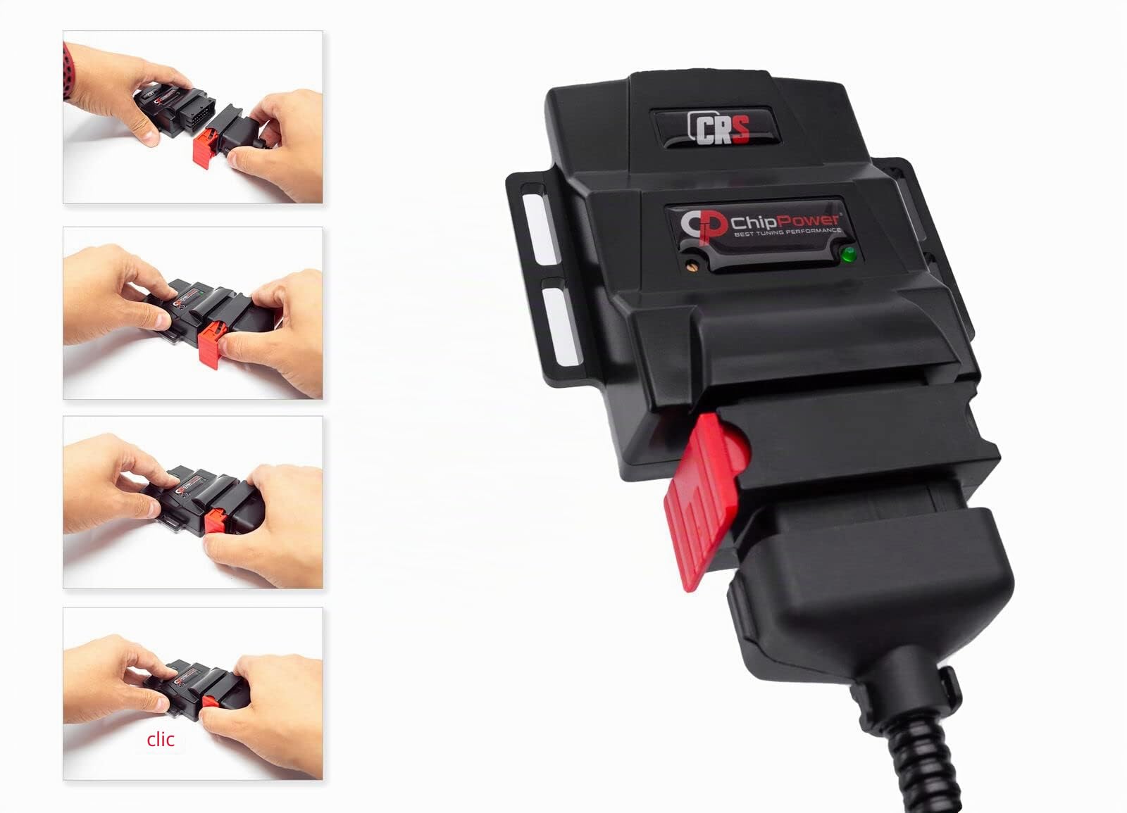 ChipPower Chip de Potencia CRS al coche para BMW 1 serie F20/F21 116d 85 kW 116 CV 2010-2019 Tuning Box con Plug&Drive Diesel ChipBox con un Enchufe Adaptado Aumenta la Potencia del Coche