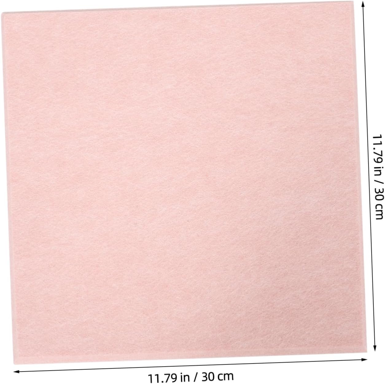 Abaodam 12pcs Pink Felt Bulletin Board Tiles with Modular Design, Effortless Installation and Pin Display Stability, Decorative Felt Pin Board for Home and Classroom Organization