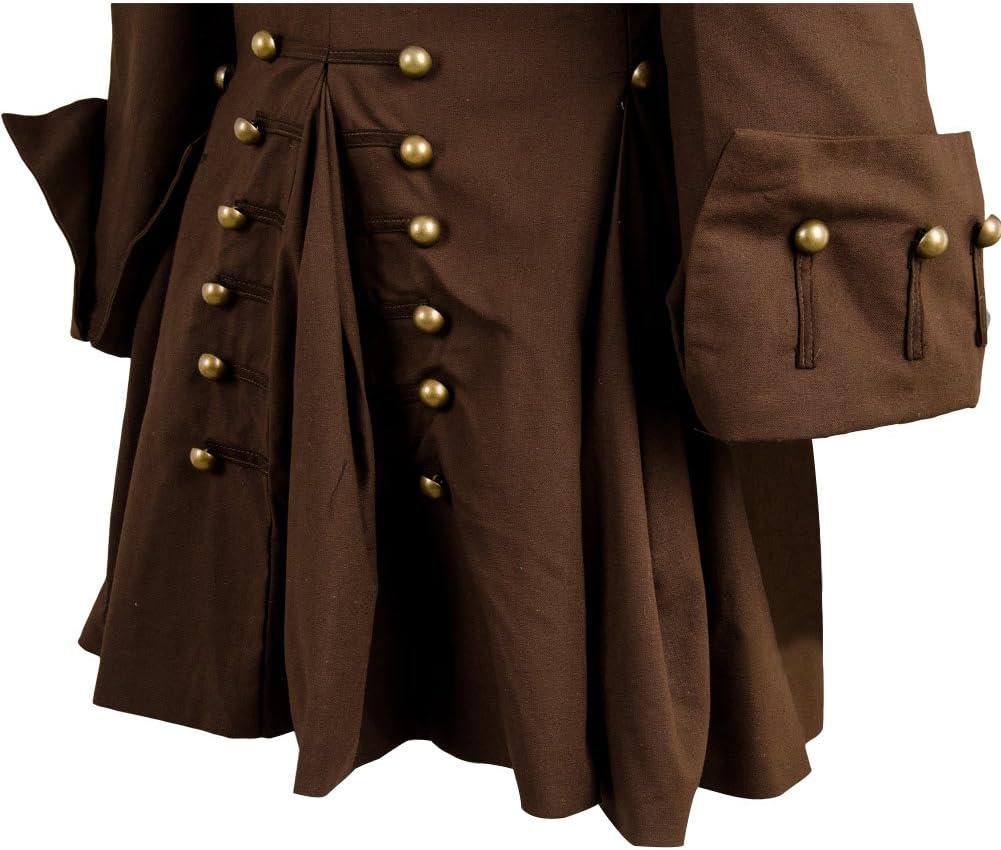 Mens Pirates Cosplay Costume Pirate Jack Outfit Coat Belt Cosplay Props Halloween - Image 5