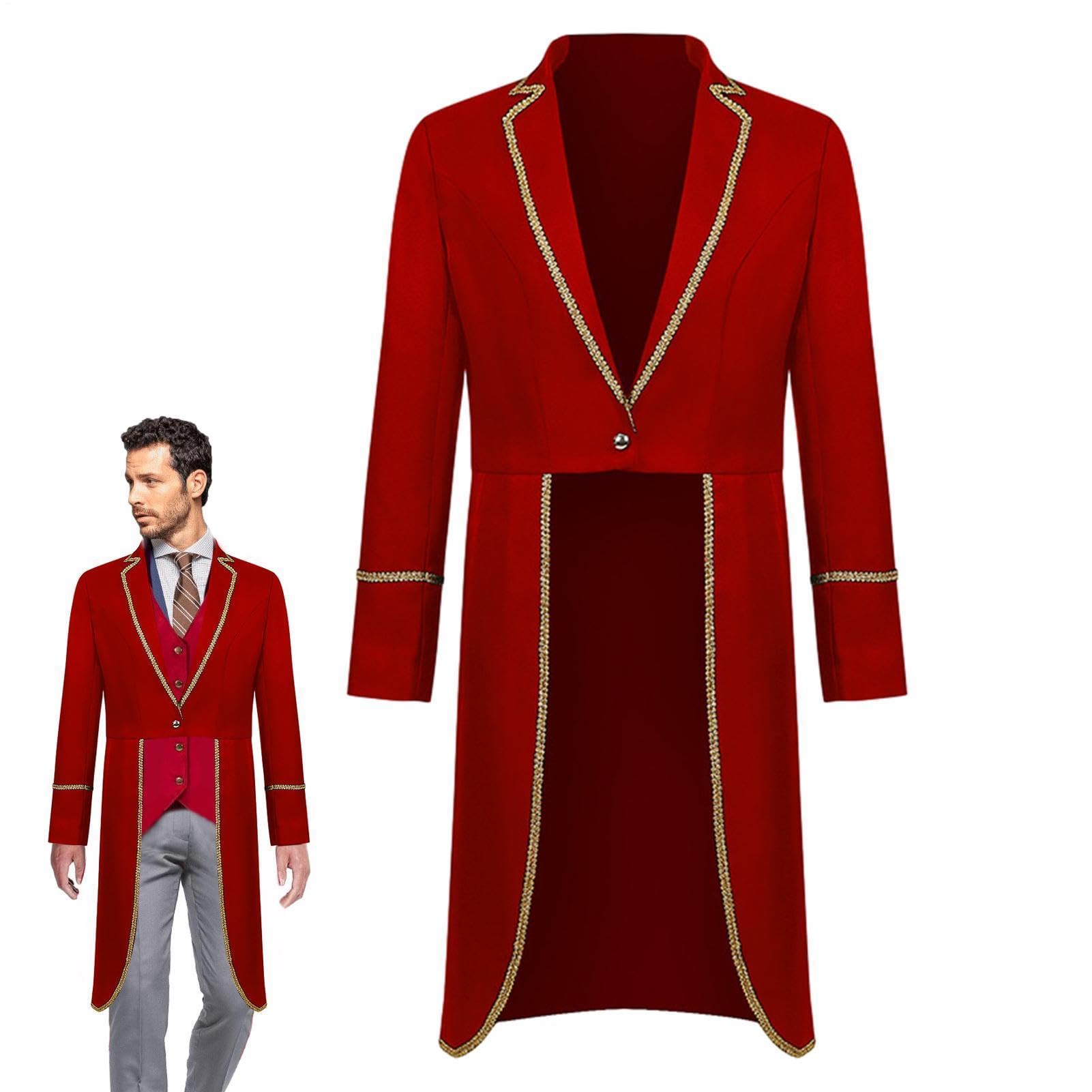 Steampunk - Chaqueta gótica vintage para hombre, disfraz de Halloween con