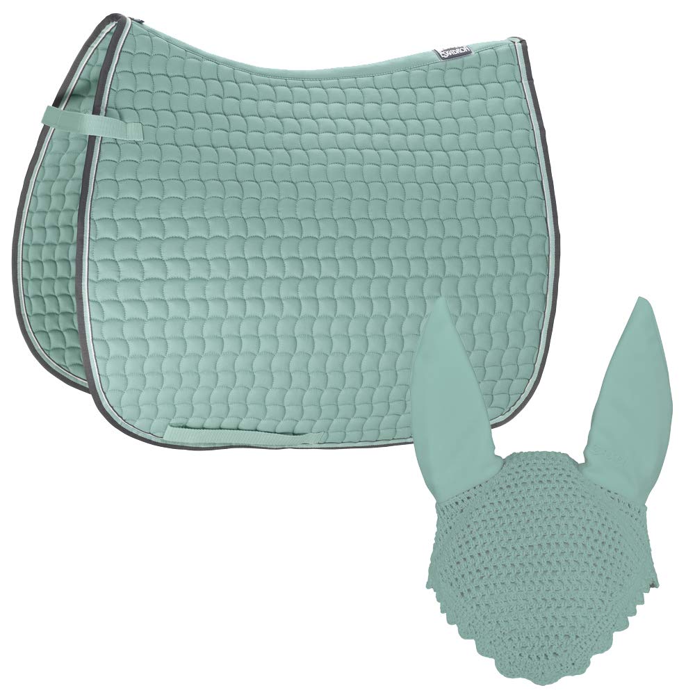 Eskadron Set Basic Cotton Schabracke mit Fliegenohren in Ice