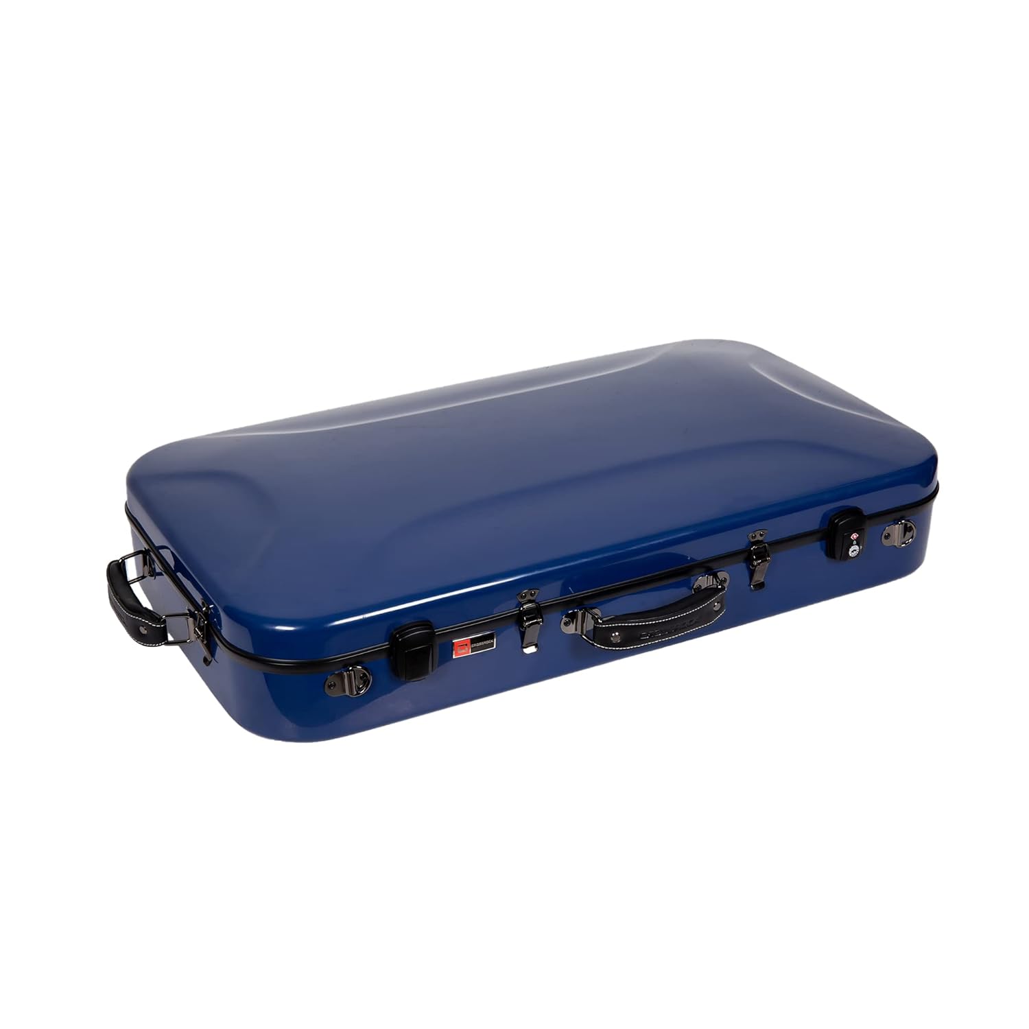 Crossrock Fiberglass Double Case with TSA Lock for Two Concert/Tenor Ukuleles-Navy Blue (CRF2020DTUNVBL)