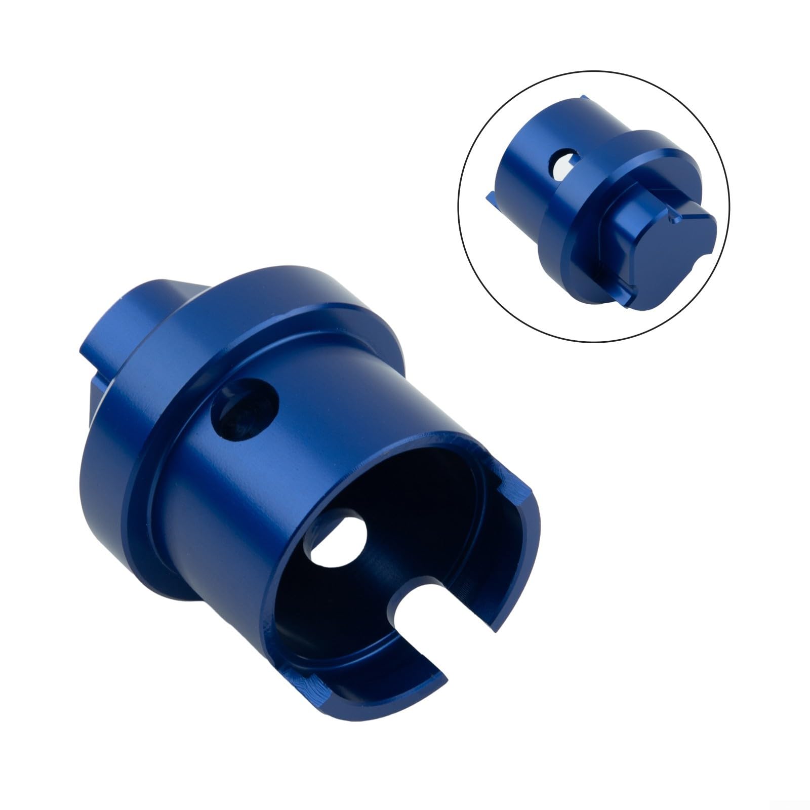 Aluminum Oil Filler Cap & Coil Pack Removal Tool for R1200GS/R1200RT/R1250GS/R1250RT/F800GS/F900R Series – Blue Motorcycle Spark Cap Puller — view 6