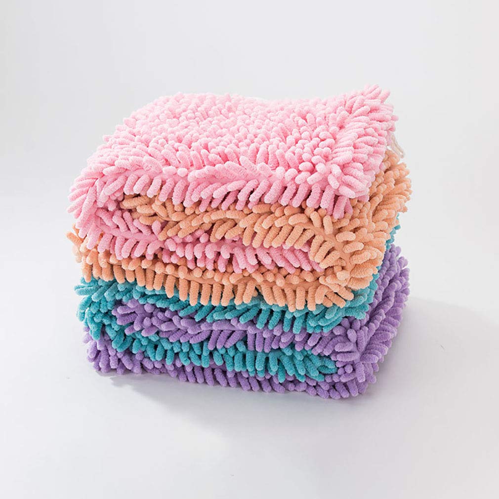 Serviette de Bain Absorbante pour Animaux Serviette en Microfibre Chenille pour Petits Moyens Chiens et Chats - 48 * 35cm