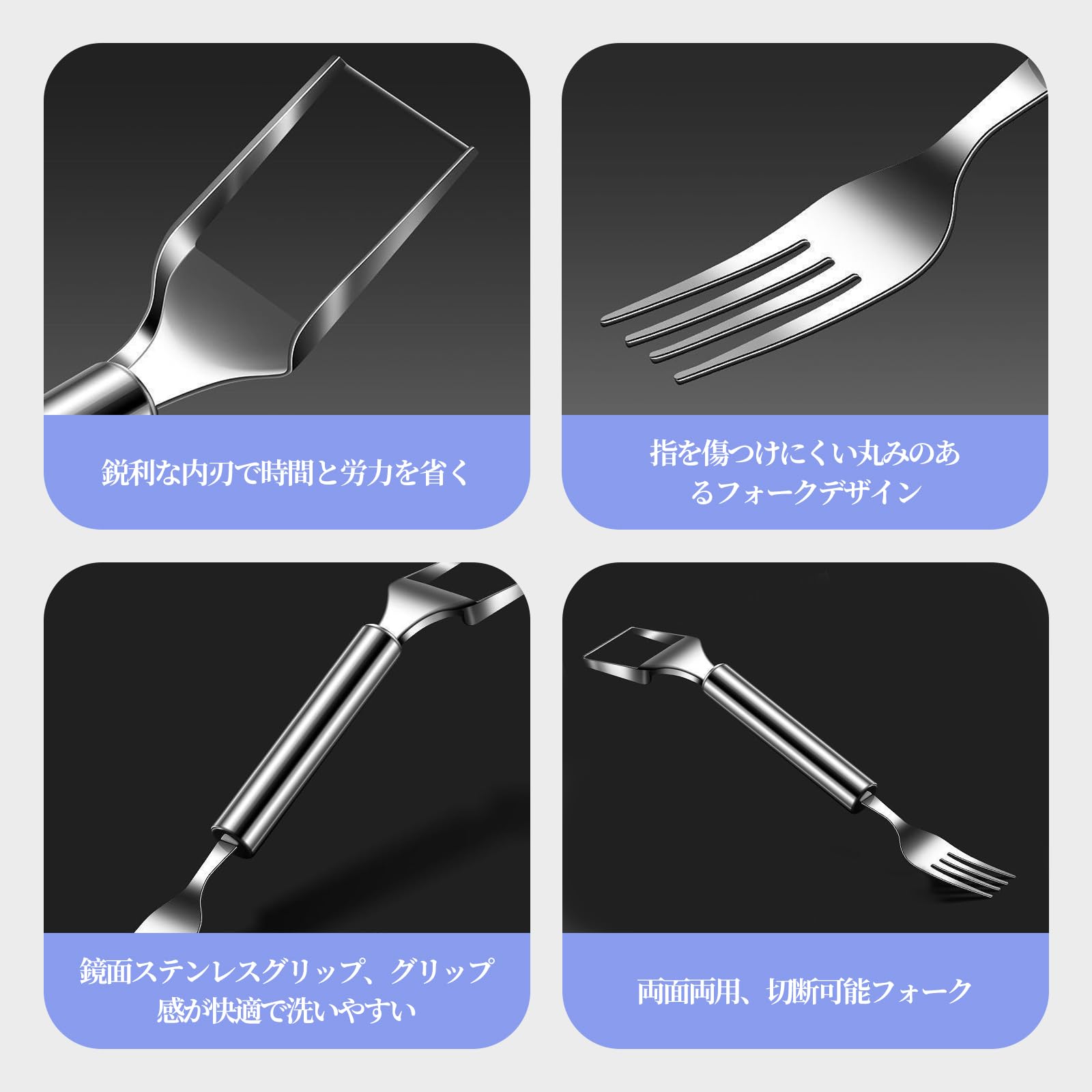 Amazon.co.jp: 先割れスプーン (3本セット) ステンレス製 フルーツ 
