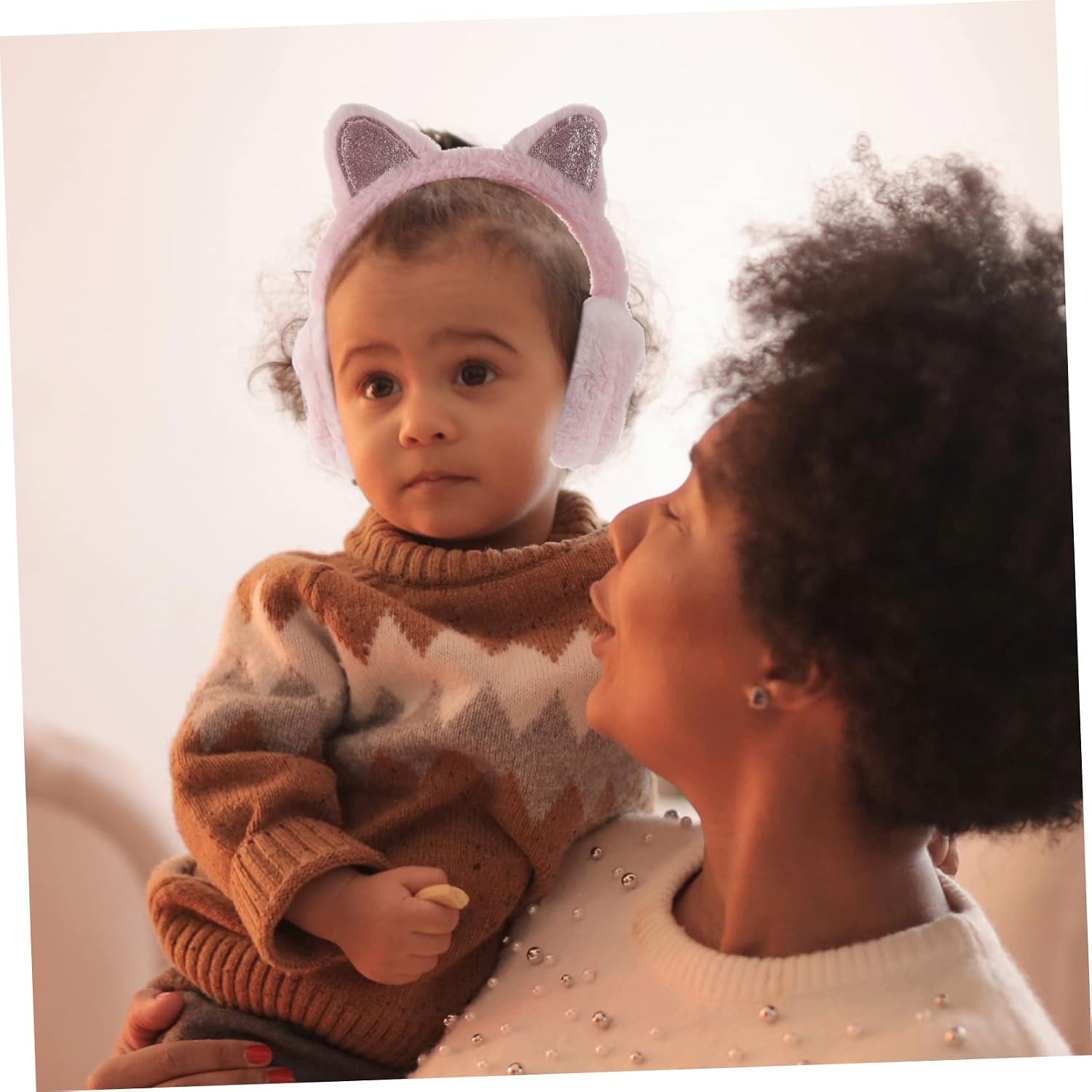 Cat Ears Earmuffs Winter Earmuff for Ear Warming Warmer Ear Puff Ear Covers for Cold Weather Ear Muffs