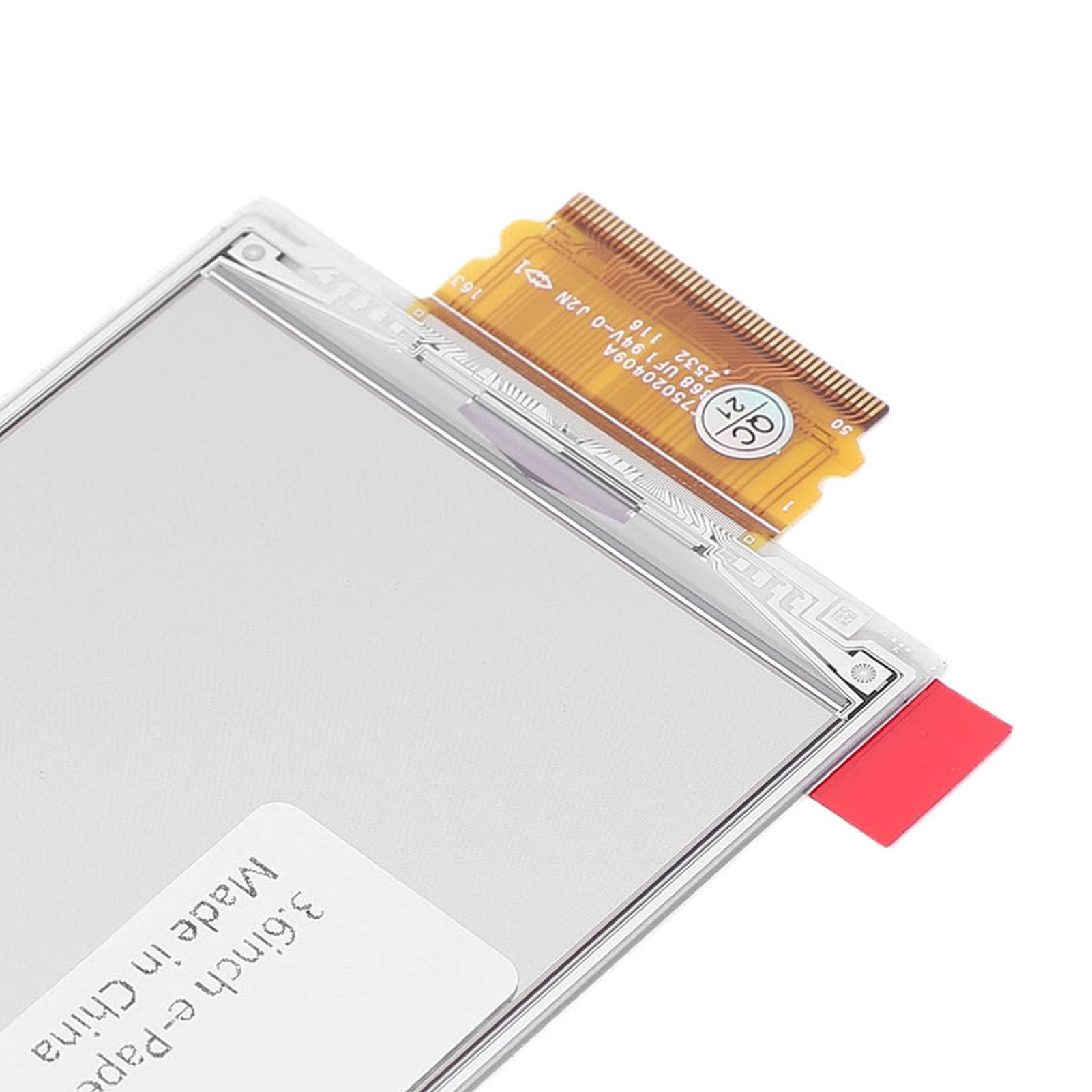 VBESTLIFE Pantalla de Papel Electrónico de 3,6 Pulgadas, Pantalla de Tinta Electrónica a Todo Color, Resolución de 600 X 400 Píxeles, Interfaz SPI de 3 y 4 Cables, para Proyectos de