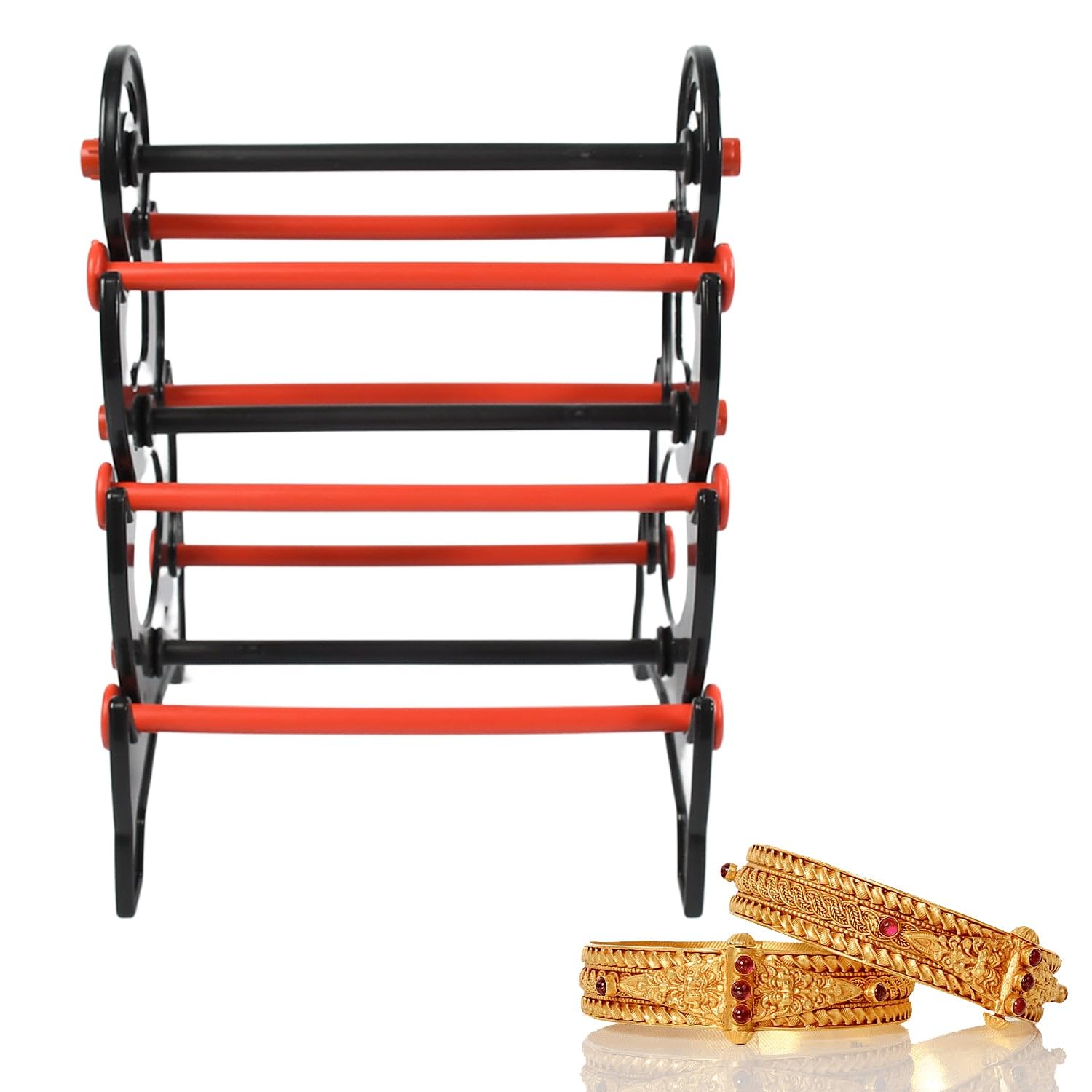 Firstable Bangle Stand 3 Step Bangle Storage Organizer Suitable for Display & Home