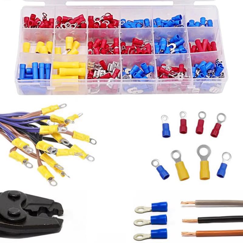 Kit de connecteurs électriques isolés pour résoudre les faux contacts de câblage et de cosses