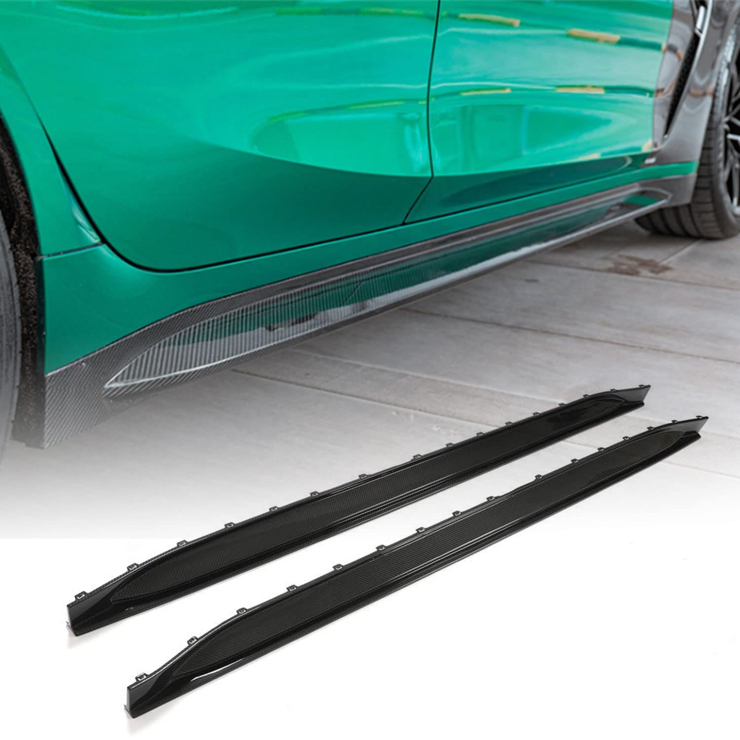 Buy MAGII Car Side Skirts for BMW 3 Series G80 M3 Sedan 4Door 2021