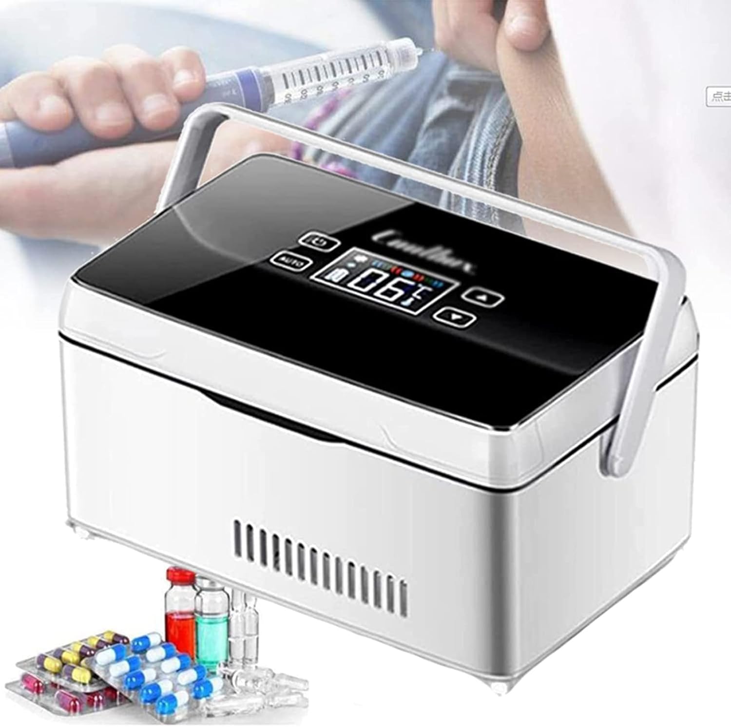 Insulin RefrigeratorCooler Box Mini Electric Insulin Cooler Portable