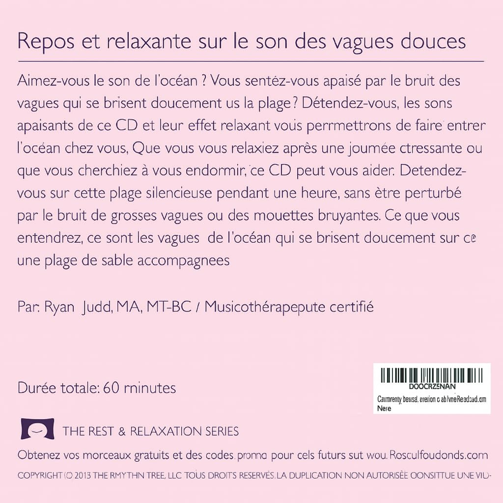 Vagues océaniques apaisantes – Sons de la nature pour relaxation, méditation et sommeil – Bruit blanc naturel